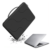 Porte-documents pour ordinateur portable 13 pouces de style professionnel étui rigide EVA sac d'ordinateur étanche pour hommes sac noir pour tablette