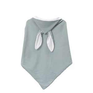 All'ingrosso ragazzo ragazze simpatico animale mussola <span class=keywords><strong>accappatoio</strong></span> con cappuccio e lavare il bambino poncho cotone asciugamano da bagno - Product Image 1