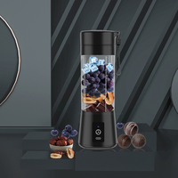 Mixeur Portable Sans Fil Rechargeable USB, Tasse Mixeur en Plastique, Mixeur à Fruits Portable, Mixeur à Vitesse Unique, Vente en Gros à Prix Abordable