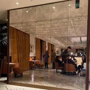 Chengzhen กระจกแบบโบราณ3มม. สำหรับตกแต่งผนังโรงแรมงานออกแบบพื้นผิวตามสั่งราคาโรงงาน - Product Image 1
