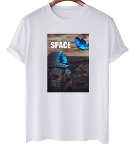 เสื้อยืดผ้าถักแขนสั้นพิมพ์ลายสำหรับผู้ชายชุดลำลองสวมใส่สบายสำหรับทุกฤดูกาลผ้าย้อมสีล้วนส่งออกจากบังคลาเทศ - Product Image 5