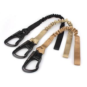 Emersongear Sangle Molle réglable à élastique avec crochet <span class=keywords><strong>métallique</strong></span>, Corde de sécurité tactique, Sangle de sauvetage - Product Image 1