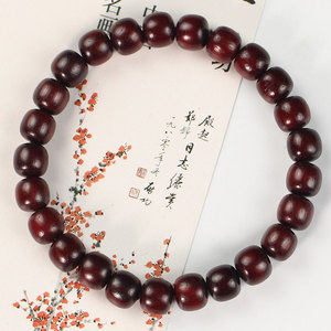 Cuentas de Madera de Sándalo en Forma de Barril de 7x8mm, Pulidas a Mano, Joyería Coleccionable Unisex para Uso Diario - Product Image 4