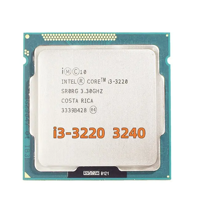 OEM इंटेल कोर i3-3220 प्रोसेसर 3.3GHz 5.0GT/एस 3MB एलजीए 1155 सीपीयू