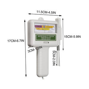 Testeur de qualité de l'eau pour le chlore résiduel (<span class=keywords><strong>Cl2</strong></span>) – Équipement métallique 2-en-1 pour <span class=keywords><strong>aquarium</strong></span> et piscine – Outil de nettoyage écologique - Product Image 4