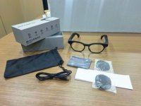 Lunettes intelligentes personnalisées avec caméra, lunettes Bluetooth, batterie 290 mAh, lecteur de musique, appels, caméra IA 8MP, caméra et vidéo intelligentes