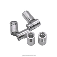 Fabricants de pièces métalliques Tige de roue personnalisée Bouchon de valve automobile en titane avec trou borgne pour pneu