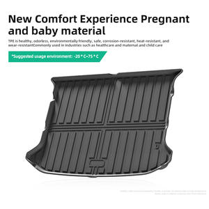 Alfombrilla <span class=keywords><strong>para</strong></span> Maletero y Respaldo <span class=keywords><strong>de</strong></span> Asiento <span class=keywords><strong>para</strong></span> Genesis GV60 2023, TPE <span class=keywords><strong>de</strong></span> 10 mm <span class=keywords><strong>de</strong></span> Grosor, Color Sólido, Diseño Moderno, Juego Completo <span class=keywords><strong>de</strong></span> 3 Piezas, Garantía <span class=keywords><strong>de</strong></span> 1 Año - Product Image 3