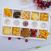 Boîte de charcuterie personnalisée écologique avec couvercle de fenêtre Contenants alimentaires à emporter biodégradables pour le brunch, la restauration et les plateaux de fête