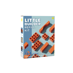 小建筑商184PCS笔芯套件-6岁以上儿童DIY建筑师风格建筑砖 - Product Image 3