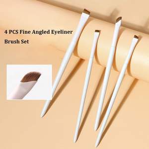 Marque privée personnalisée stylo eye-liner coudé large plat moelleux mélange ombre à paupières moelleux mélange brosse petit dessin sourcils - Product Image 3