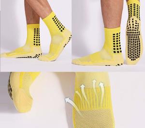 Ventas calientes Cómodo sudor personalizado antideslizante fútbol agarre <span class=keywords><strong>calcetines</strong></span> para niños adultos - Product Image 6