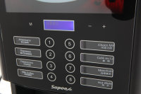 Machine à café entièrement automatique Sapoe pour usage commercial avec distributeur de café expresso, latte, mocha, cappuccino et autres mélanges