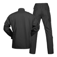 Pantalon de combat Fronter Black Camo Ripstop ACU, coupe-vent, respirant, pour activités de plein air/entraînement