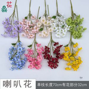 Fleurs artificielles en soie Hua Ding, couleurs mélangées, décoration de mariage, décoration de la maison, accessoires de photographie - Product Image 4