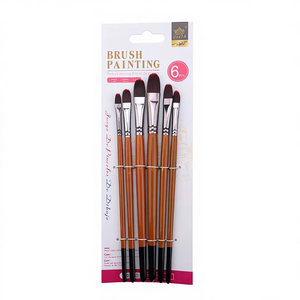 Ensemble complet d'outils de peinture à l'huile et à l'<span class=keywords><strong>aquarelle</strong></span> pour enfants professionnels, <span class=keywords><strong>pinceaux</strong></span> en poils de nylon - Product Image 5