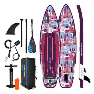 Planche à pagaie <span class=keywords><strong>gonflable</strong></span> pratique SUP personnalisable, planche de surf pour le surf, les jeux aquatiques, les accessoires nautiques, une personne - Product Image 2