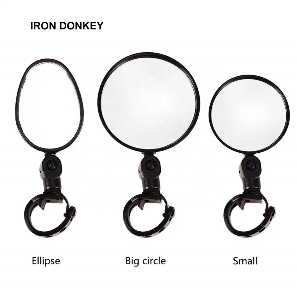 Универсальное регулируемое широкоугольное зеркало заднего вида IRONDONKEY, выпуклая Силиконовая ручка, дорожный велосипед, все стили заднего вида