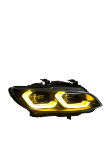 SJC <span class=keywords><strong>Auto</strong></span> Part Headlight Assembly para 3 Series Pre-lci 2006-2009 E92 Actualizar a New Yellow + White Dual-color DRL Lámpara delantera - Product Image 5