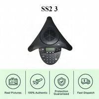 Téléphone de conférence Poly SoundStation SS2, microphone omnidirectionnel de conférence vocale de type Octopus, version standard
