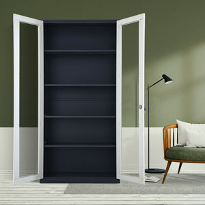 Archivador de almacenamiento de metal de 2 puertas de diseño moderno, muebles de armario de acero para escuela, Hospital u oficina - Product Image 4