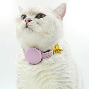 ペットカラー用保護ケース付き猫用カスタムプライベートラベルエアタグケースカラー空気タグシリコンホルダー犬用ハーネス - Product Image 4