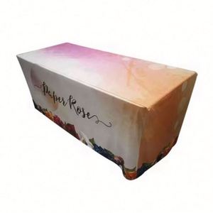 Mantel Verde, Azul, Rojo y Negro, Mantel con Diseño de Rayas, Mantel de Spandex - Product Image 2