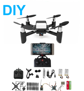 DWI Đồ Chơi Khối Xây Dựng Điều Khiển Từ Xa 2.4G Bộ Dụng Cụ Máy Bay Không Người Lái Tự Làm Kèm Camera - Product Image 2