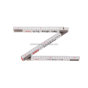 Độ chính xác cao 2 mét Trắng GỖ GẤP cai trị với in ấn - Product Image 2