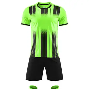 Großhandel Fußball-Team-T-Shirts Herren Malerei Fußball-Akademie-Anzug Sets individuelle Erwachsene Kinder Fußballtrikot RCJ-61A