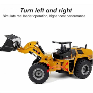 <span class=keywords><strong>Huina</strong></span> 1583 V4 Led Lumières 1 14 Simulation Son Lourd Radio Control RC Chargeur Hydraulique Véhicule D'ingénierie Pour Adultes - Product Image 2