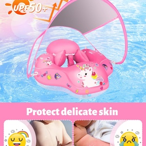 Flotador de Natación para Bebés con Toldo de Protección Solar, Apto para Bebés de 3 a 36 Meses - Product Image 4