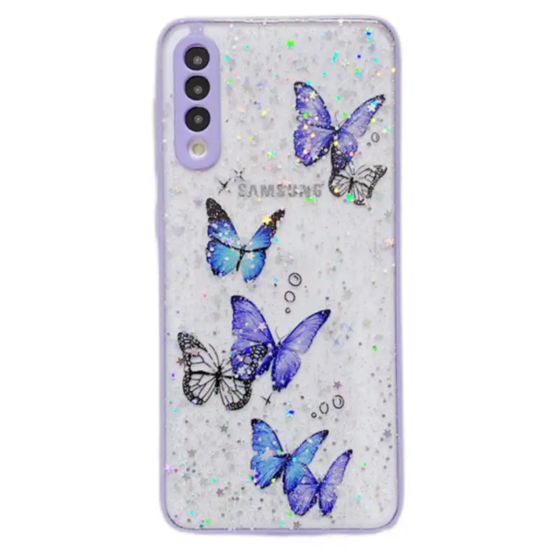 Fashion Glitter Protective Silicone Mobile Phone Cases For Samsung Galaxy S21 S20 Plus Ultra A52 A72 Fundas Para Celular Coque