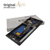 Téléphone portable d'origine LCD Soft OLED N986 Service Pack LCD pour Samsung Galaxy Note20ultra Pièce de téléphone portable avec assemblage de cadre
