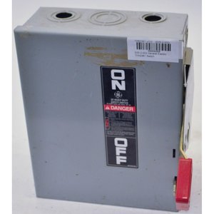 Interrupteur de sécurité robuste Ge, 3 pôles, 30 ampères, 600 volts AC, norme Nema 1 - Product Image 1