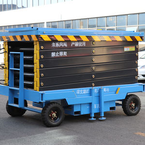 Plataforma Elevadora Móvil No Autopropulsada de Tijera Hidráulica Eléctrica de 4m, 6m, 8m, 10m, 12m, 14m de Altura - Precio Promocional - Product Image 3