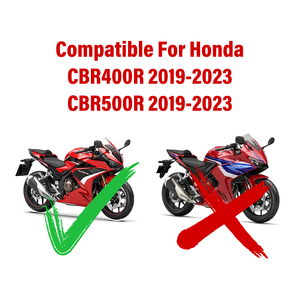 ชุดแต่งปีกแอโรไดนามิกด้านหน้าสำหรับรถมอเตอร์ไซค์ CBR400R/<span class=keywords><strong>CBR500R</strong></span> ปี 2019-2023 ทำจากพลาสติก ABS สำหรับติดตั้งเพิ่มเติม/อัปเกรด - Product Image 6