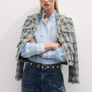 2025 estate nuovo Design <span class=keywords><strong>camicia</strong></span> da donna con bottoni a maniche lunghe da donna - Product Image 5