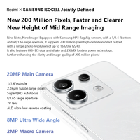 Teléfono Inteligente Desbloqueado Personalizado de Fábrica, AMOLED Octa Core de 6.7 Pulgadas, 200MP, 120 Hz, Xiaomi Redmi Note 13 Pro