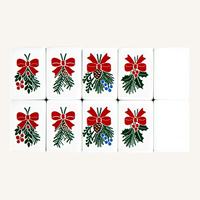Ensemble de Mahjong américain en acrylique à quatre niveaux sur le thème de Noël, tuiles de Mahjong personnalisées à motifs festifs, OEM ODM pris en charge