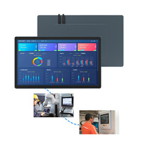 Monitor Táctil Industrial Resistente de Metal Completo de 15.6 Pulgadas HD con Pantalla Táctil Capacitiva Android/Win, Nuevo para Uso Comercial, 1 Año de Garantía