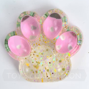 Jouet de décompression de paillettes <span class=keywords><strong>Mochi</strong></span> doux <span class=keywords><strong>fait</strong></span> <span class=keywords><strong>maison</strong></span> fraise brillante et fruits en cristal cadeau anti-Stress pour enfants adultes - Product Image 3