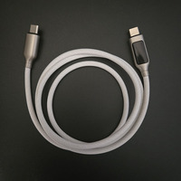 Cables USB Tipo C a USB Tipo C de 60w con Diseño Termocrómico RGB Gradual y Detalles Calados