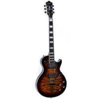 Gitar Elektrik Jazz 6 Senar Grote, Pickup Mahogany H-H, 22 Fret, Panjang Skala 628mm 2V2T, 3way Toggle 1JACK GTLP-04