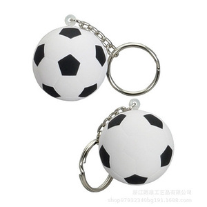 Bimbo Soccer Ball Keychain Pu Foam High <b>Rebound</b> Stress Relief Portable Promotional Gift - Product Image 2