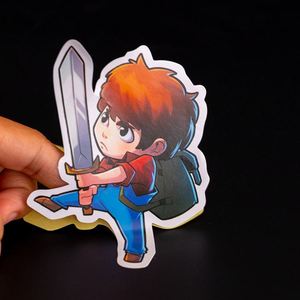 Paquete de Etiquetas Adhesivas de Vinilo con Diseño Personalizado, Logotipo de Marca, Resistentes al Agua, con Corte Troquelado, Lindas Etiquetas Adhesivas de Papel con Dibujos Animados - Product Image 5