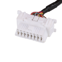 Cable divisor macho a hembra de 16 pines con conector opel obd2 obd-ii macho y obd para Escáner de diagnóstico OBD2, lector de código de falla Rea