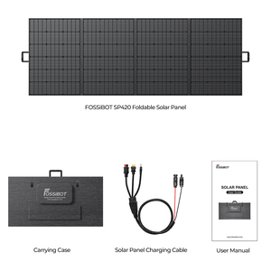 Panel Solar Flexible y Plegable Fossibot SP420 de Alta Eficiencia e Impermeable de 420W para Uso en Exteriores - Product Image 6