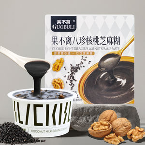 טעם מקורי ללא סוכר עם מתיקות עדינה, ללא צורך בישול, מוכן לאכילה, תחליף ארוחה דגנים מזין, משחת שומשום - Product Image 2