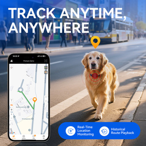 Портативный 4G мини-GPS-трекер для домашних животных с отслеживанием в реальном времени, ошейник для кошек и собак, система GSM от потери, пластиковый корпус - Product Image 3